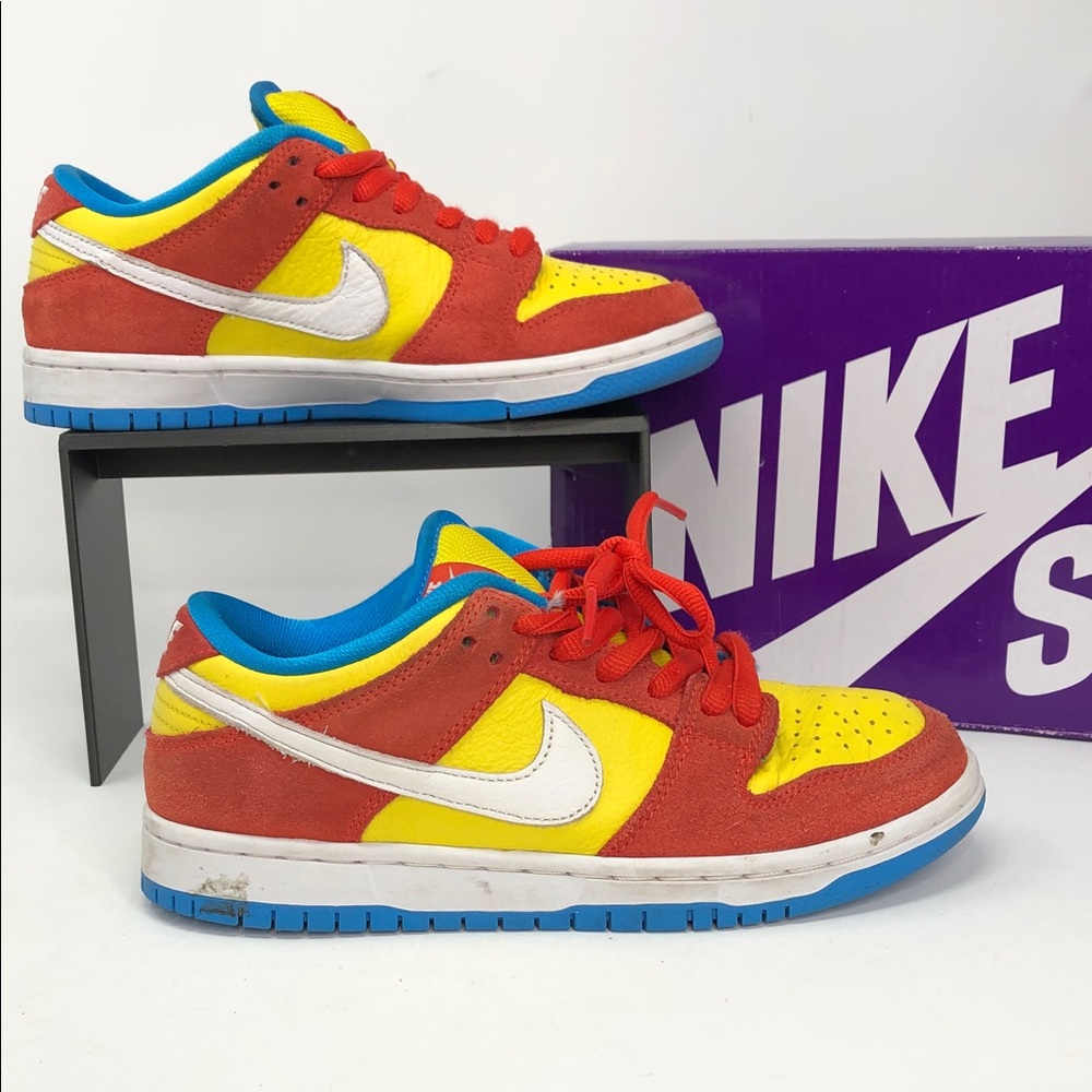 Nike SB Dunk Low Pro BQ6817-602 Bart Simpson 2022 - Size 6.5